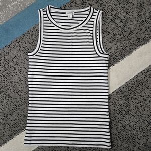 J CREW cotton Striped Cotton Tank Top, S, NWOT